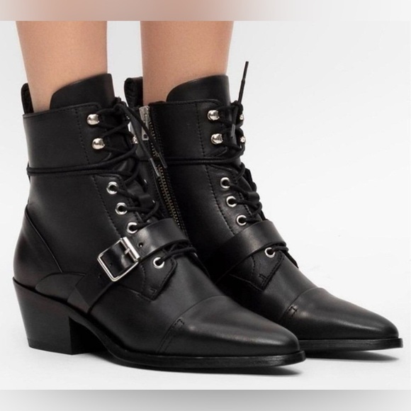 All Saints Kathy Leather Boots - Picture 2 of 11